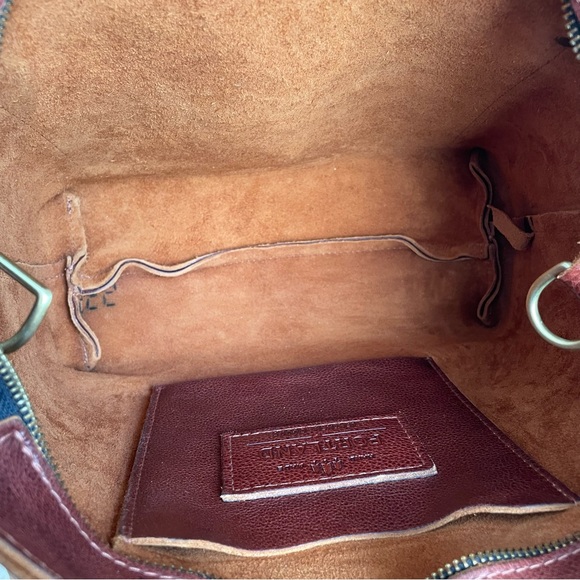 Portland Leather Goods NUTMEG Medium Crossbody Zippered Tote w/ Free Flair 🤎 - Picture 10 of 16